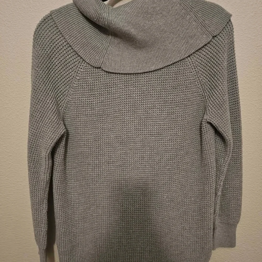 Michael Kors Sweater M Gray Cowl Neck